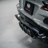 Fabspeed Chevrolet Corvette C8 Z06 Carbon Fiber Quad Tips (2023+)