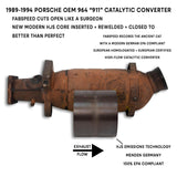 Porsche 964 Carrera / Turbo OEM Catalytic Converter Re-Coring