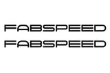 Fabspeed Motorsport Die-Cut Decals