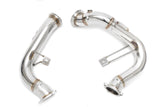 Fabspeed Macan Turbo / S Primary Competition Link Pipe Downpipes (2014-2018)