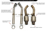 Fabspeed Mercedes-Benz G63 AMG 2nd link comp. Pipes with XperTune Performance Software (2019-2024)