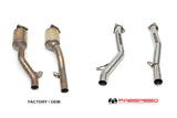 Fabspeed Porsche 958.2 S / GTS Secondary Competition Link Pipes (2015-2018)