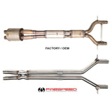 Fabspeed Porsche 970 Panamera GTS Resonator Bypass X-Pipe (2010-2016)