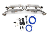 Fabspeed Porsche 991 Carrera Valved Center Muffler Bypass X-Pipe (Valved Exhaust Only) (2012-2016)