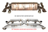 Fabspeed Porsche 991 Carrera Valved Center Muffler Bypass X-Pipe (Valved Exhaust Only) (2012-2016)