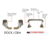 Fabspeed Porsche 992 Carrera link comp. Pipes (2020+)