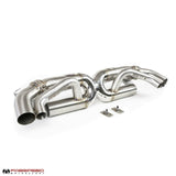 Fabspeed Porsche 992 Twin Turbo / Twin Turbo S Cat-Back Valved Maxflo Exhaust System (2021+)