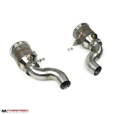 Fabspeed Porsche 992 Twin Turbo / Twin Turbo S Sport Catalytic Converters with GT2RS Style Outlets (2021+)