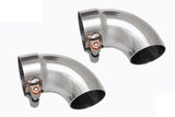 Fabspeed Porsche Competition Slip-On Turndown Tips (2.50"/63.5mm ID) - Fabspeed Exhausts Only