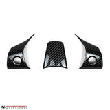 Fabspeed Tesla Model 3 Carbon Fiber Steering Wheel Covers